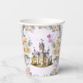 パープルキャッスルフェアユタレ感謝していテーマユー 紙コップ (裏面)