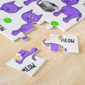 パープルキャッツミョージグソーパズル ジグソーパズル (側面)