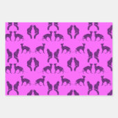 パープルキャッツ ラッピングペーパーシート (正面2)