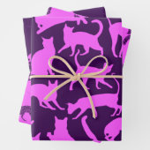 パープルキャッツ ラッピングペーパーシート (インサイチュ)