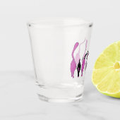 パープルキャットお尻 ショットグラス (左)