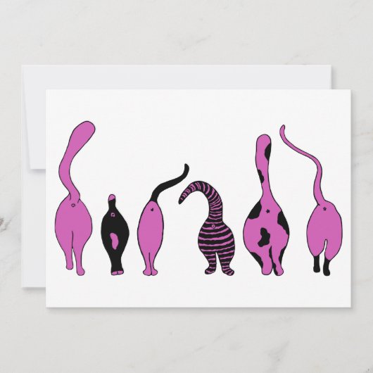 パープルキャットお尻 シーズンカード (正面)