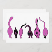 パープルキャットお尻 シーズンカード (正面/裏面)