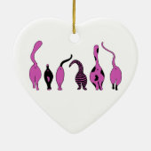 パープルキャットお尻 セラミックオーナメント (裏面)