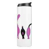 パープルキャットお尻 タンブラー (回転左)