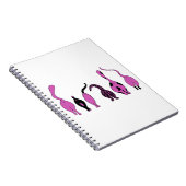 パープルキャットお尻 ノートブック (右側)