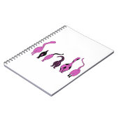 パープルキャットお尻 ノートブック (左側)