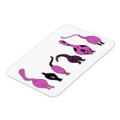 パープルキャットお尻 マグネット (左側)