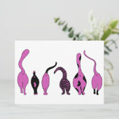 パープルキャットお尻 招待状 (スタンド正面)