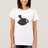 パープルキャットナップ Tシャツ (正面)