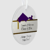 パープルキャップ目盛りアクリルオーナメント オーナメント (正面)