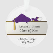 パープルキャップ目盛りアクリルオーナメント オーナメント (正面)