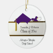 パープルキャップ目盛りセラミックオーナメント セラミックオーナメント (左)