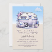 パープルキャラバンリタイアメントパーティー 招待状 (正面)