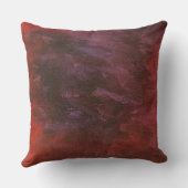 パープルキャンバフェイクス仕上げ装飾用クッション クッション (裏面)