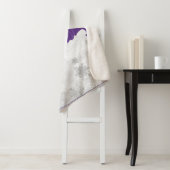 パープルキュート雪だるまホリデーシェルパブランケット シェルパブランケット (インサイチュ)