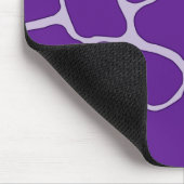 パープルキリンプリントマウスパッド マウスパッド (コーナー)