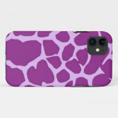 パープルキリン・アート Case-Mate iPhoneケース (裏面(横))