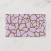 パープルキレーフおむつラッフルチケット エンクロージャーカード (裏面)