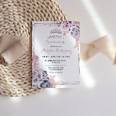 パープルキンセアニェラ招待状キンセアニェラ誕生日 招待状