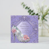 パープルキンセアニラ誕生日パーティー 招待状 (スタンド正面)