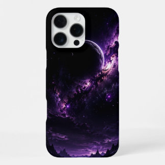パープルギャラクシー携帯ケース iPhone 16 PRO MAXケース
