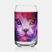 パープルギャラクシー猫 ガラス缶 (裏面)