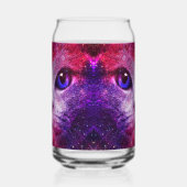 パープルギャラクシー猫 ガラス缶 (左)