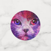 パープルギャラクシー猫 コンフェッティ (スモール正面)