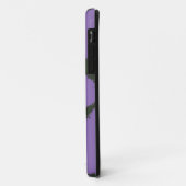 パープルギラッフェファーパターン Case-Mate iPhoneケース (裏面/左)