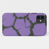 パープルギラッフェファーパターン Case-Mate iPhoneケース (裏面(横))