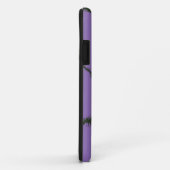 パープルギラッフェファーパターン Case-Mate iPhoneケース (裏面/右)