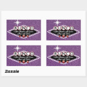 パープルギルター何がバンコ封筒用シール 長方形シール (シート)