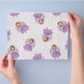 パープルクイーン誕生日スクラップブック紙 チラシ (手)