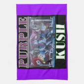 パープルクッシュ キッチンタオル (縦)