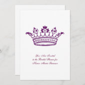 パープルクラウン 招待状 (正面/裏面)