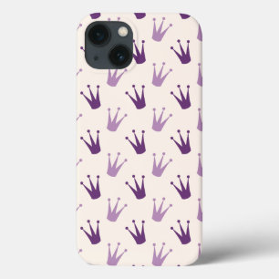 パープルクラウンiPadケース iPhone 13ケース