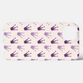 パープルクラウンiPadケース Case-Mate iPhoneケース (裏面 (横))