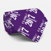 パープルクラス2017 Tassle卒業デザイン ネクタイ (ロール)