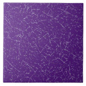 パープルクラックグレーズシンプルグラーモダンズテクスチャ タイル (正面)