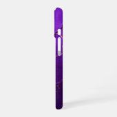 パープルクラックテクスチャー iPhone 16ケース (左側面)