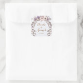 パープルクリエレガントーム植物性結婚フローラ スクエアシール (バッグ)