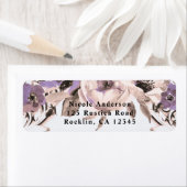 パープルクリエレガントーム植物性結婚フローラ ラベル (インサイチュ)