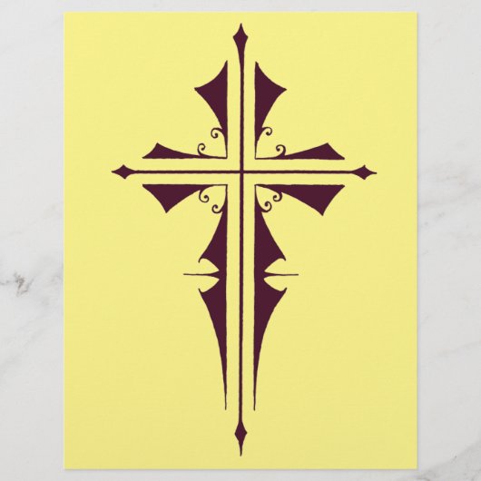 パープルクリスチャン・クロス チラシ (正面)