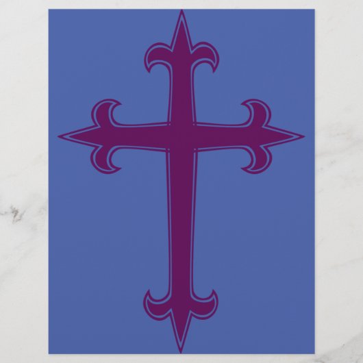 パープルクリスチャン・クロス チラシ (正面)