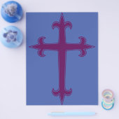 パープルクリスチャン・クロス チラシ (シングル)