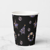 パープルクリスマスパーティーカップ – set 2 紙コップ (裏面)