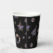 パープルクリスマスパーティーカップ – set 2 紙コップ (右)