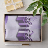 パープルクリスマスプレゼントティッシュペーパー 薄葉紙 (ギフト)