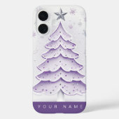 パープルクリスマス Case-Mate iPhoneケース (裏面)